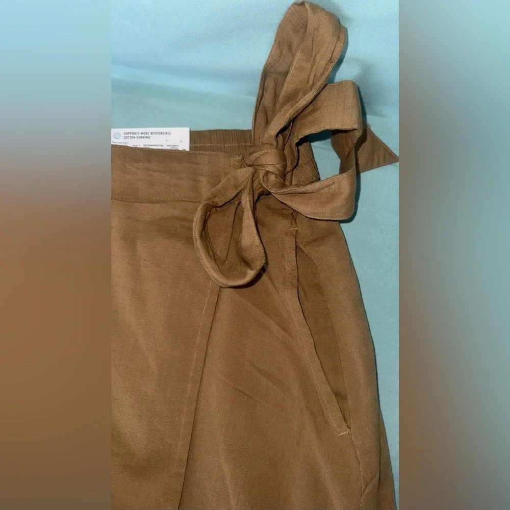 Women's Croft & Barrow Tie-Front Faux Wrap Mid-Rise Skirt - Picture 6 of 11